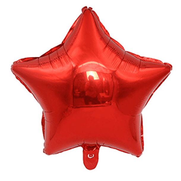 Balão Foil Estrela Vermelho 45CMS  1
