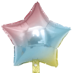 Balão Foil Estrela Iridescente 45CMS