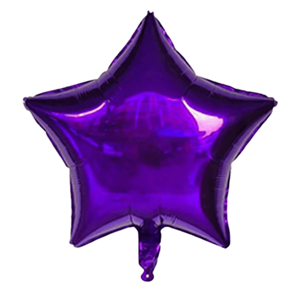 Balão Foil Estrela Roxo 45CMS  1