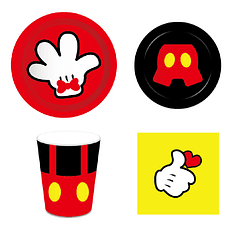Pack Tema Aniversário Icons Mickey 