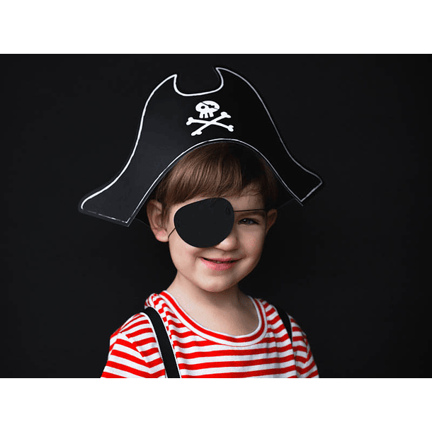 Sombrero y Parche Pirata en Papel 2
