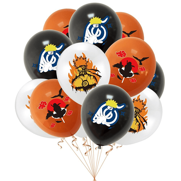 Conjunto de 6 Balões Naruto 2 1