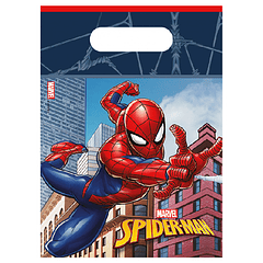 6 Bolsas de Presente Spider Man
