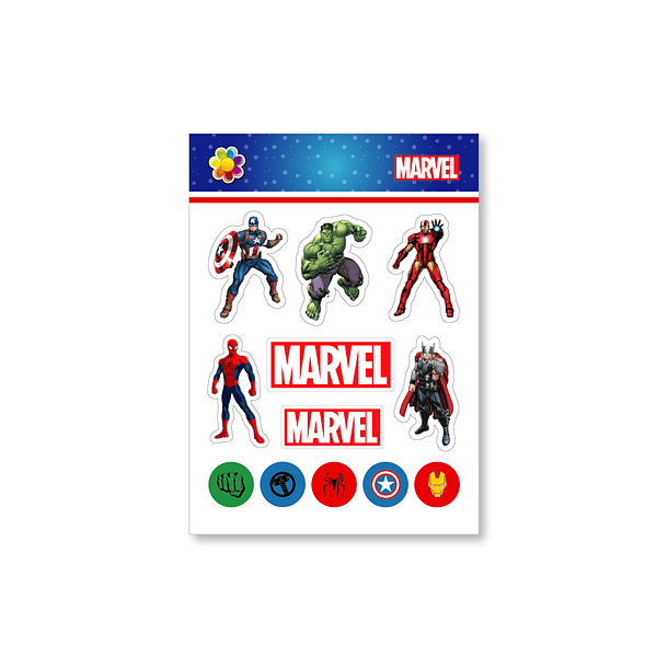 Autocolantes Marvel (Super Heróis) 1