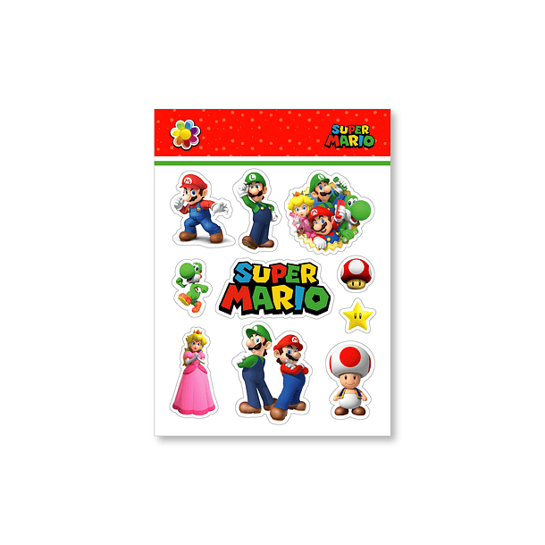 Autocolantes Super Mario 1