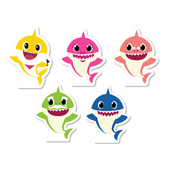 Figuras de Mesa Baby Shark