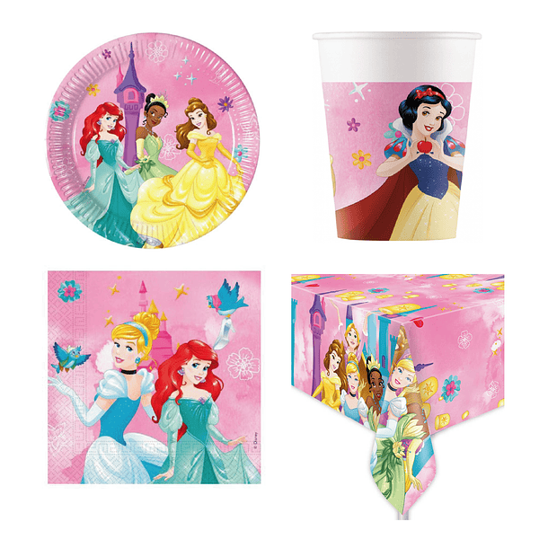 Pack Tema Aniversário Princesas da Disney 1
