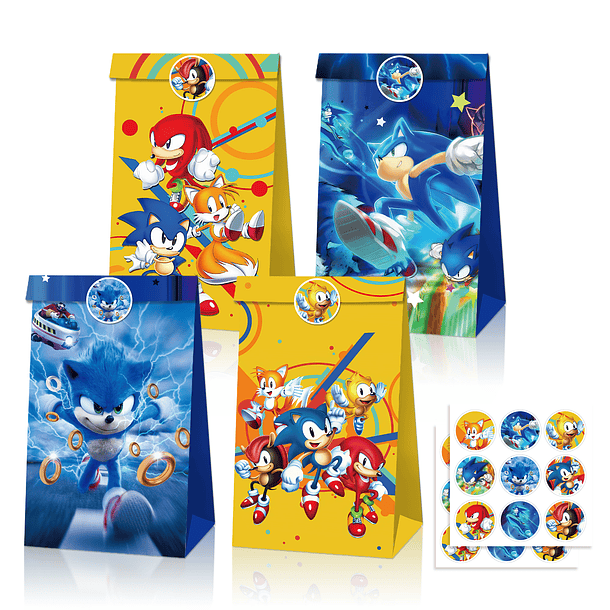 12 Bolsas de Papel Sonic 1