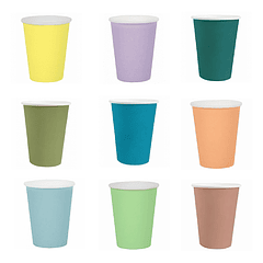 10 Vasos Biodegradables