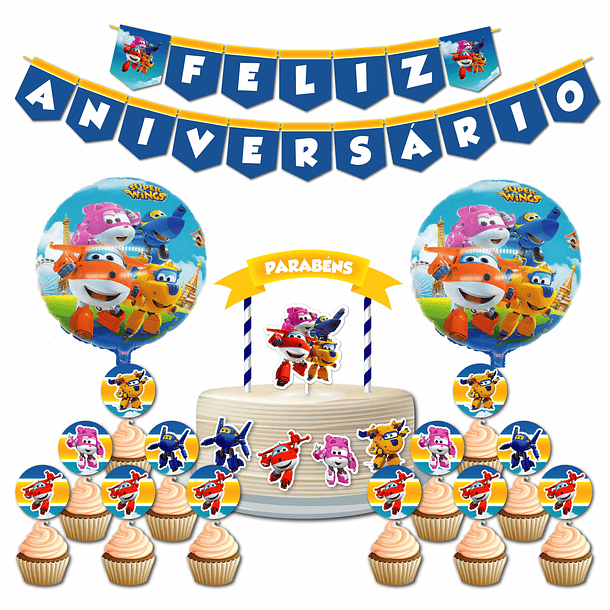 🇵🇹 Birthday Party Pack 🇵🇹 PT Super Wings 1