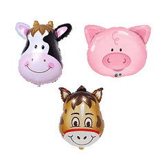 Globos Animales Granja 44x64 cm (p/ unidad)