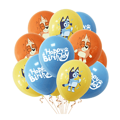 Conjunto de 6 Globos Bluey