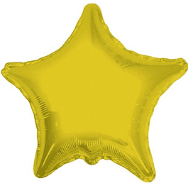 Balão Foil Estrela Amarelo 45CMS
