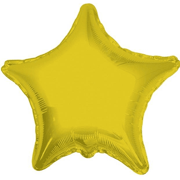 Balão Foil Estrela Amarelo 45CMS 1