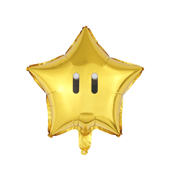 Balão Estrela Super Mário 1