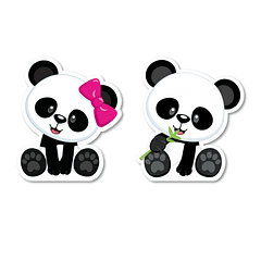 Figuras de Mesa Panda Zig Zag