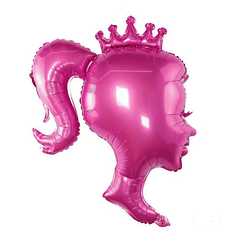 Balão Silhueta Barbie 74x78cms