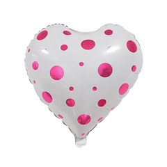 Balão Coração Branco 45cms