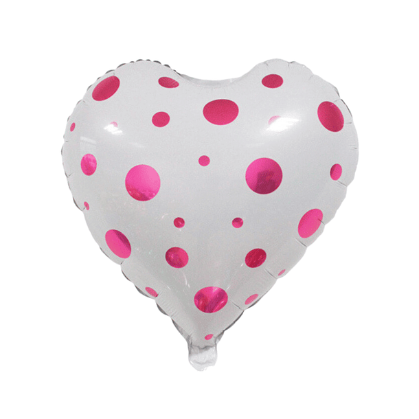 Balão Coração Branco 45cms 1