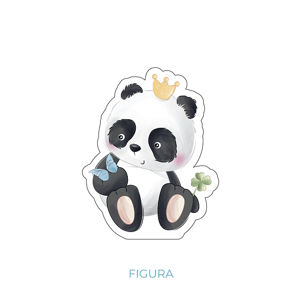 Artículos de Cumpleaños Panda Acuarela Tema Niños 6