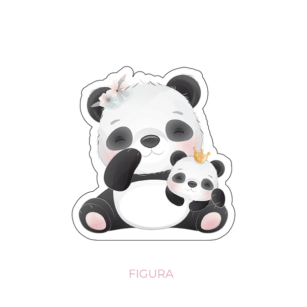 Artículos de Cumpleaños Panda Acuarela Tema Niñas 6
