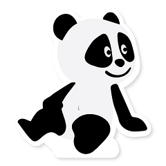 Figuras de Mesa Panda y Animales