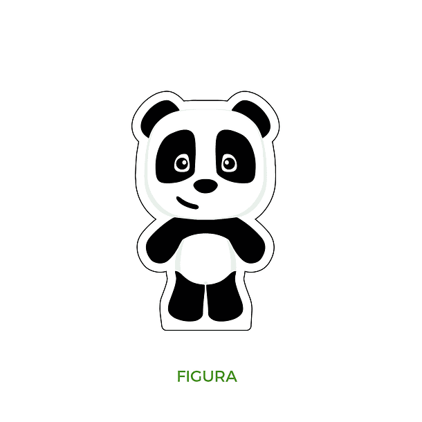 Artículos de Cumpleaños Panda Verde y Azul 6