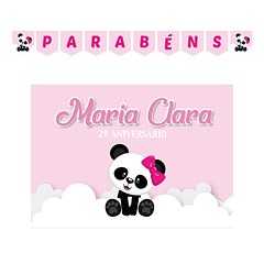 Kit Alegre Panda Menina 2