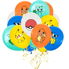 Conjunto de 5 Balões Pokemon 2