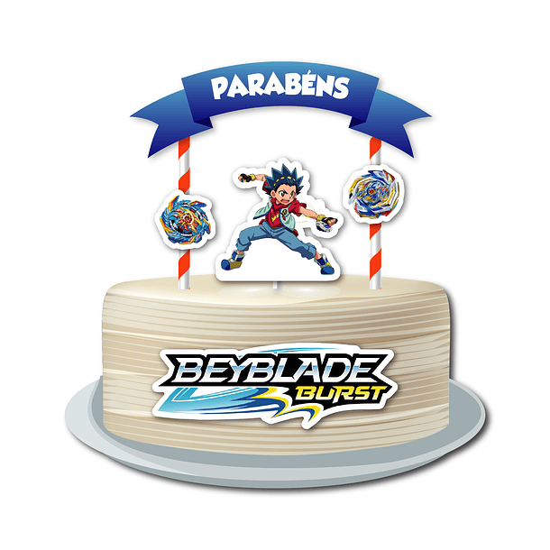 Cake Topper Beyblade 1