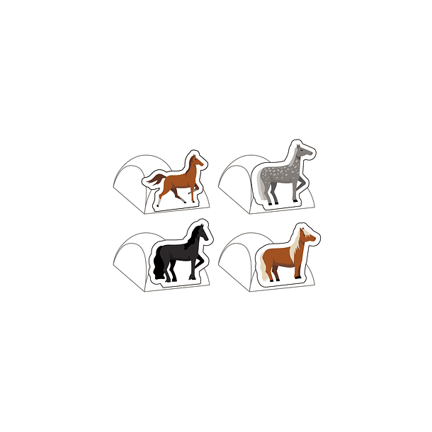 12 Formas de Papel Cavalo 1