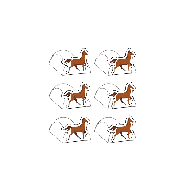 12 Formas de Papel Cavalo 2