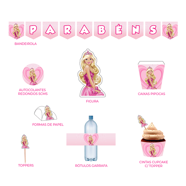 Artigos Aniversário Barbie 1