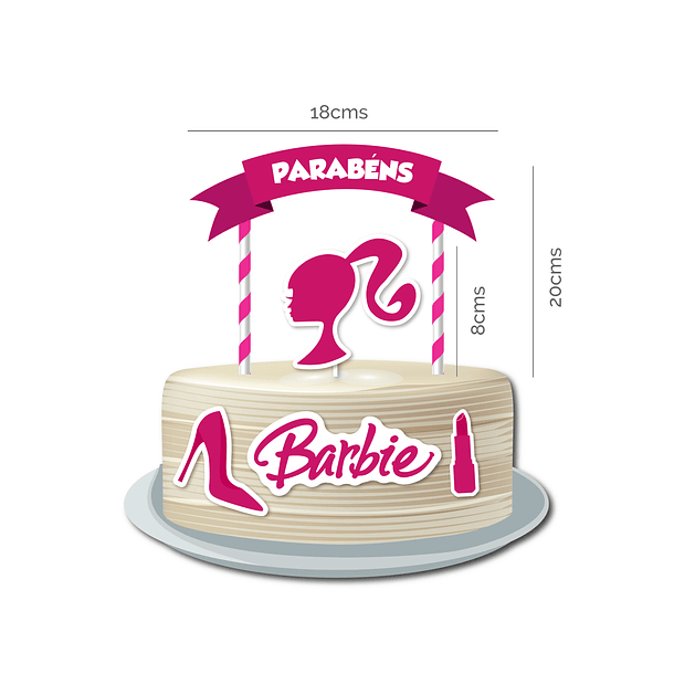 🇵🇹 Pack Festa Aniversário 🇵🇹 PT Barbie 3