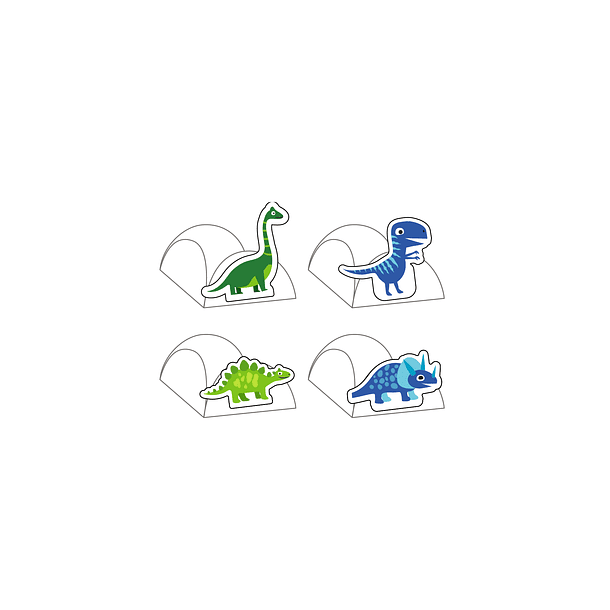 12 Formas de Papel Dinossauros 3 1