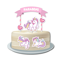 Cake Topper Unicornio 5