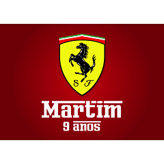 Artigos Aniversário Ferrari