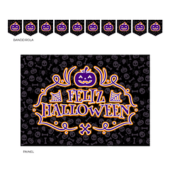 Kit Decoração Halloween (Várias_Opções)  