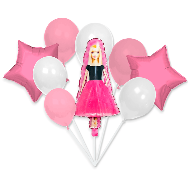 Bouquet Balões Barbie 1