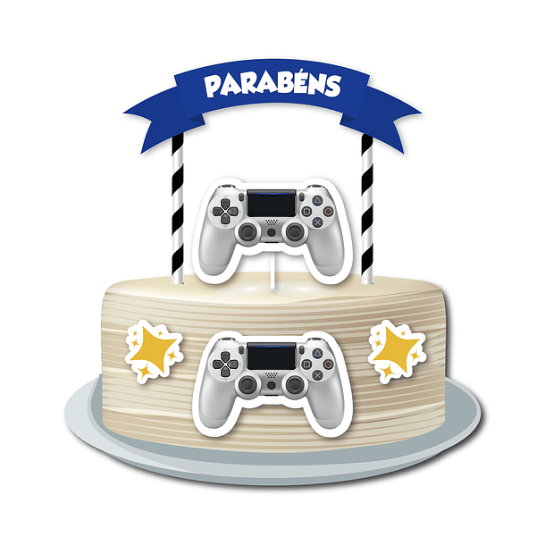 Cake Topper Playstation 1