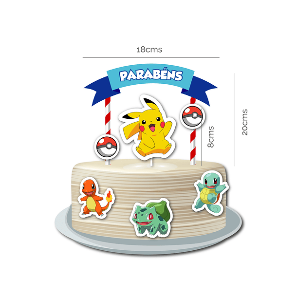Pack Festa Aniversário PT Pokemon  3