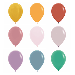 10 Balões Matte e Pastel 30CMS