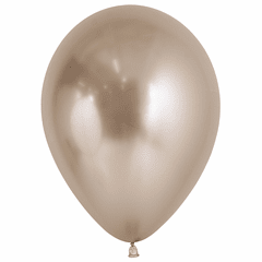 5 Balões Reflex Champagne 30CMS