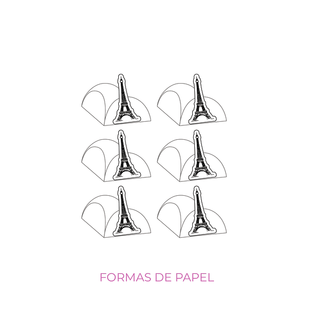 Artigos Aniversário Torre de Paris 8