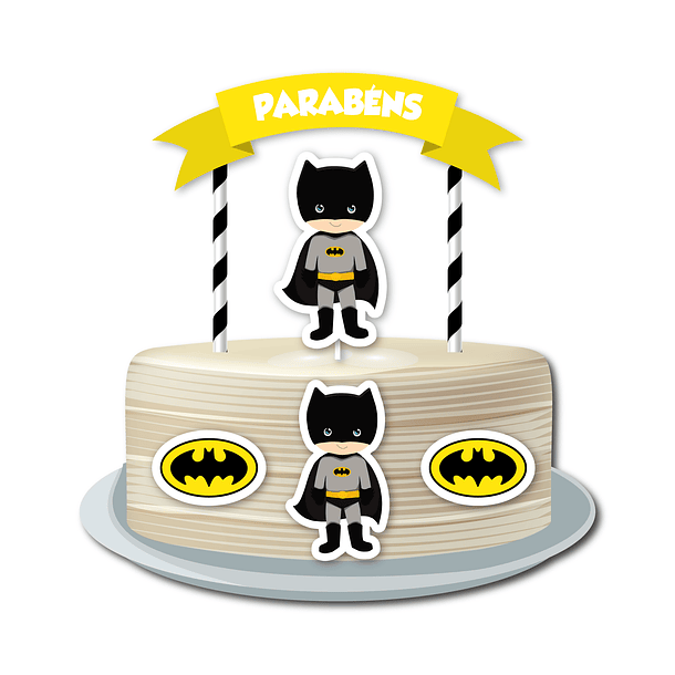 Cake Topper Batman Infantil 1