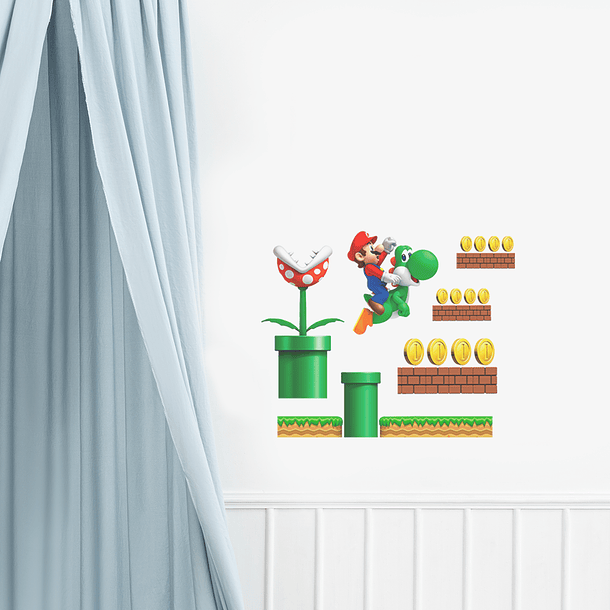 Autocolantes de Parede Super Mario 1