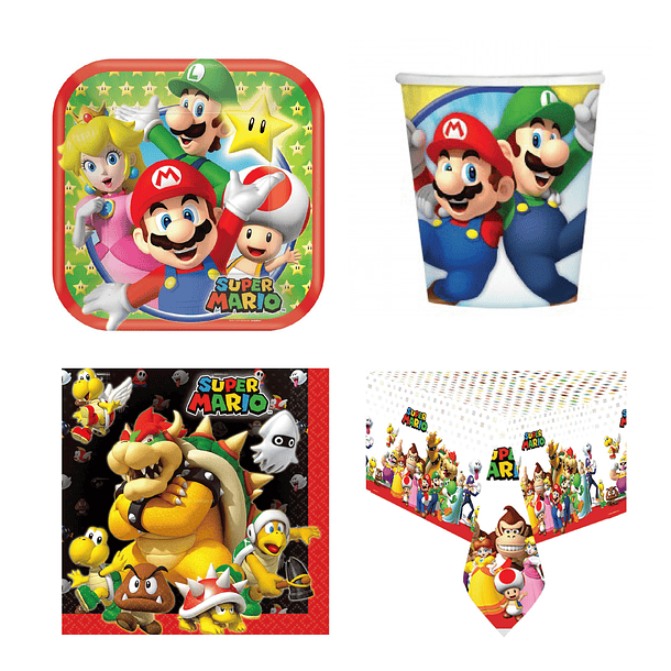 Pack Tema Aniversário Super Mario 1
