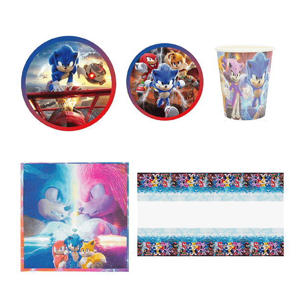 Pack Tema Aniversário Sonic 2 1