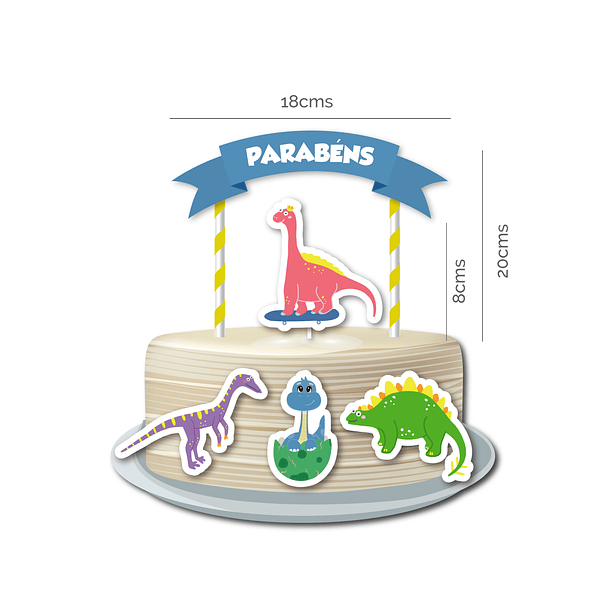 🇵🇹 Pack Festa Aniversário 🇵🇹 PT Dinossauros 3