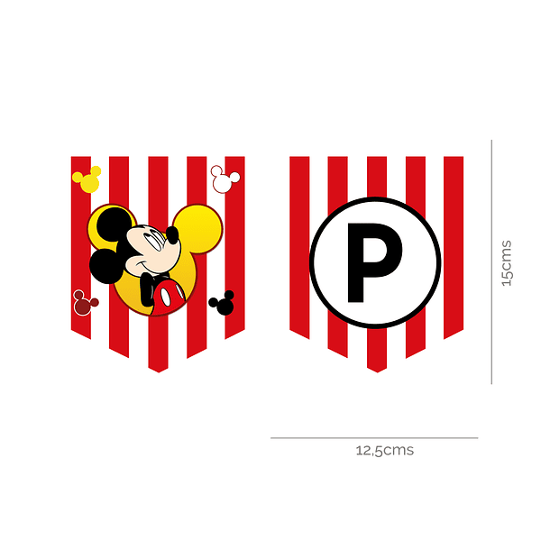 Bandeirola Mickey 3